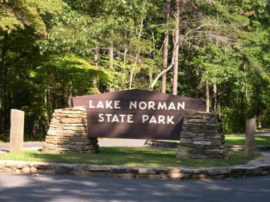 Lake Norman State Park campground