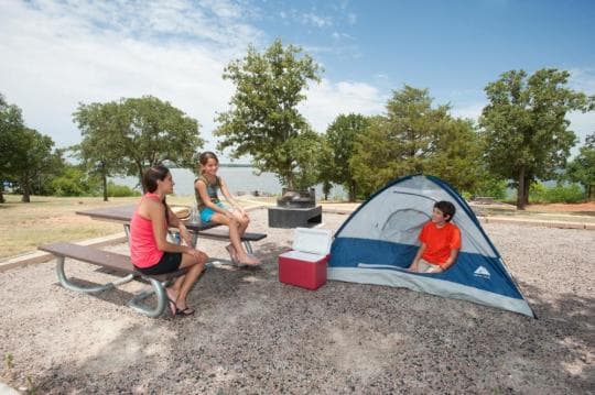 Lake Thunderbird State Park campground