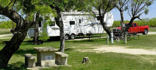 San Angelo State Park campground