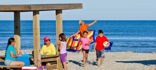 Mustang Island State Park campground