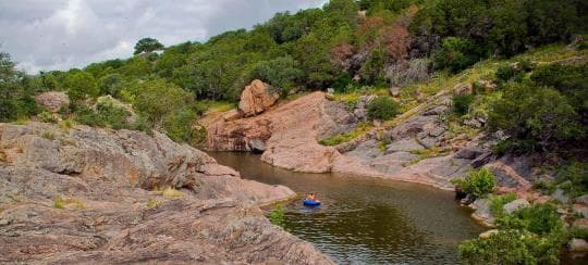 Inks Lake State Park campground
