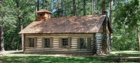 Mission Tejas State Park campground