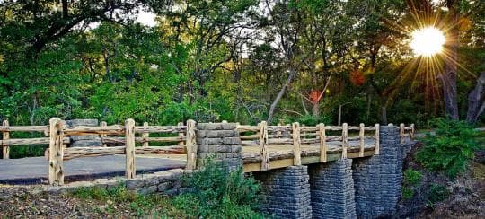 Cleburne State Park campground