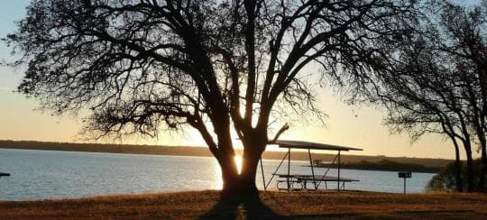 Lake Whitney State Park campground