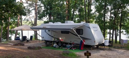 Tyler State Park campground