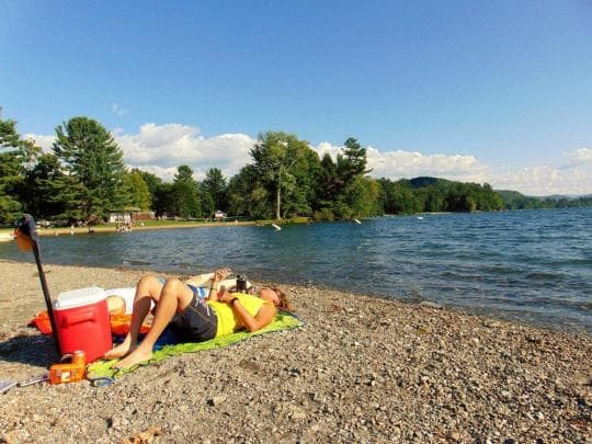 Lake St Catherine State Park campground