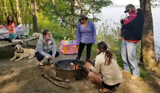 Grand Isle State Park campground