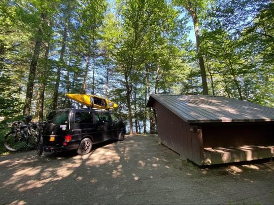 Lake Carmi State Park campground
