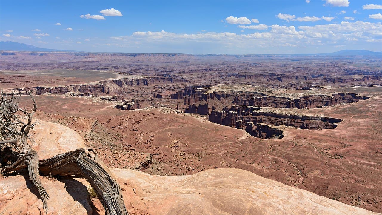 White Rim Road — Airport A Campsite wilderness permit area in Canyonlands National Park - backcountry hiking destination