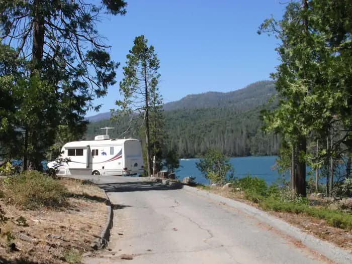 Wishon Bass Lake Campground in California