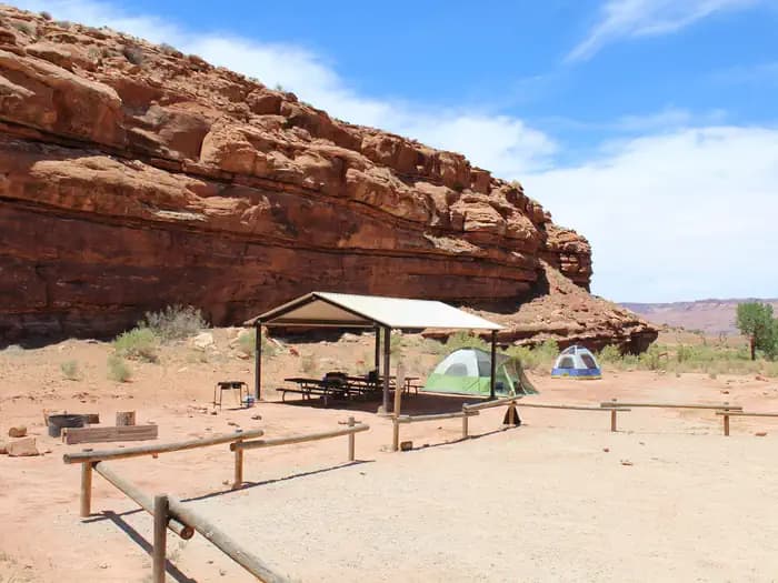 Creek Pasture Group Site campground in Utah