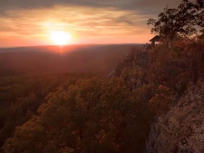 White Rock Mountain Recreation Area in Arkansas