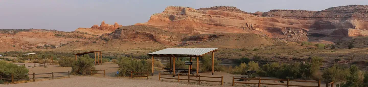 Dewey Bridge Group Sites campground in Utah