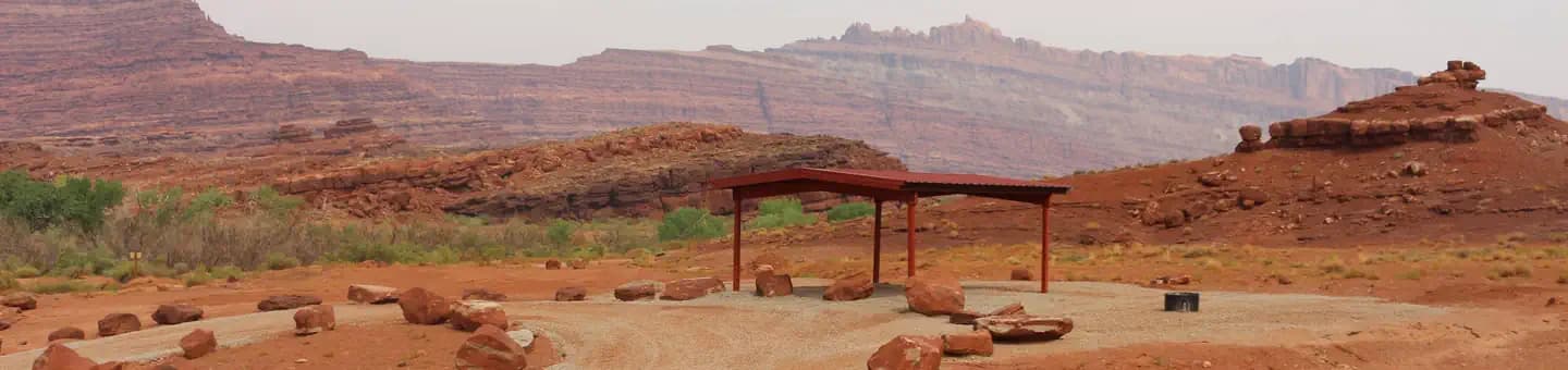 The Ledge Group Sites campground in Utah