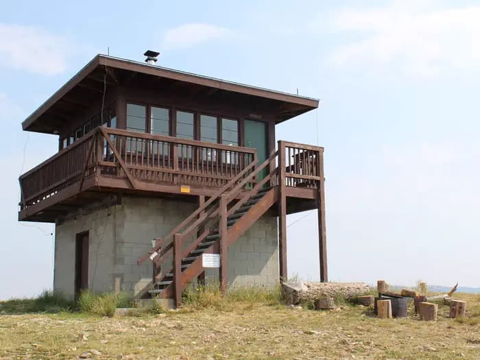 Garnet Mountain Fire Lookout in Montana