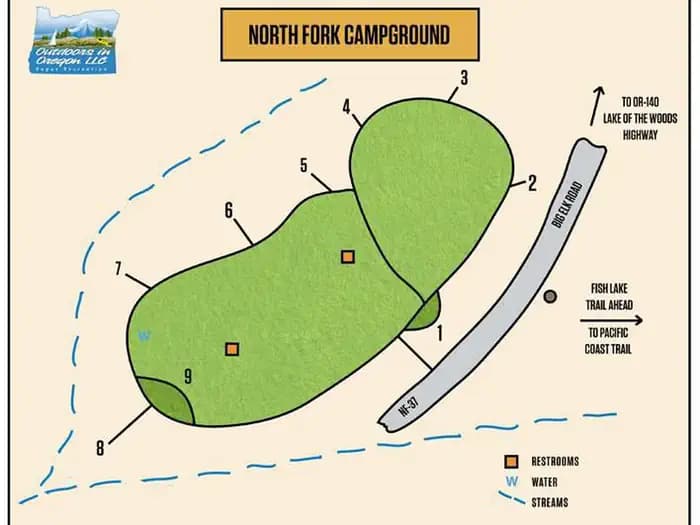 North Fork Campground (or) in Oregon