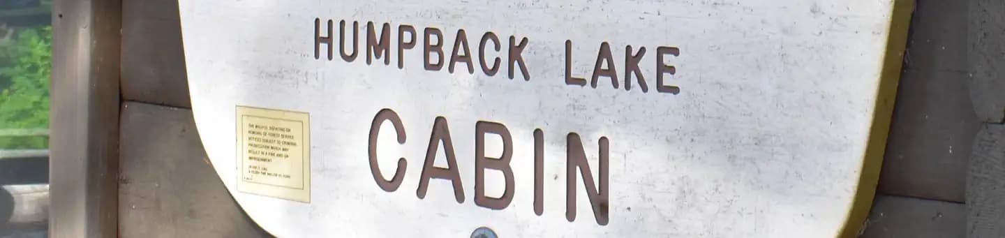 HUMPBACK LAKE CABIN campground
