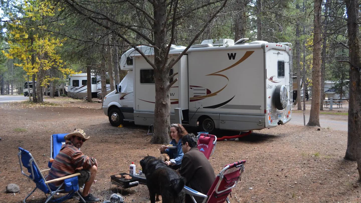 Colter Bay RV Park in Wyoming
