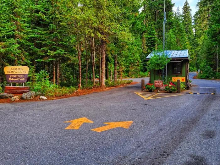 KACHESS campground in Washington