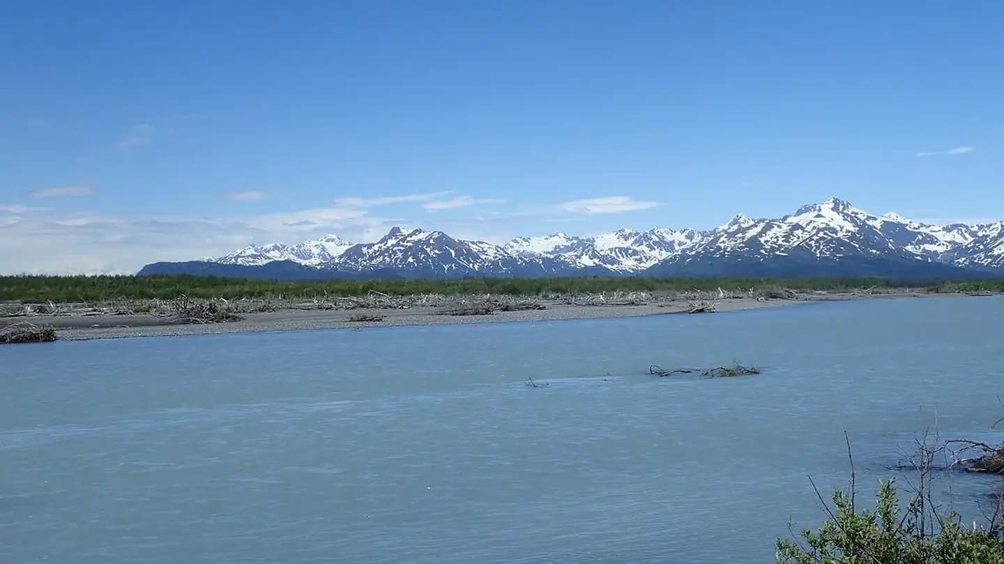 Middle Dangerous River Cabin in Alaska