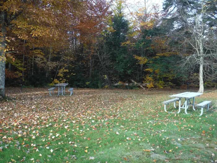 Au Train Lake Campground in Michigan