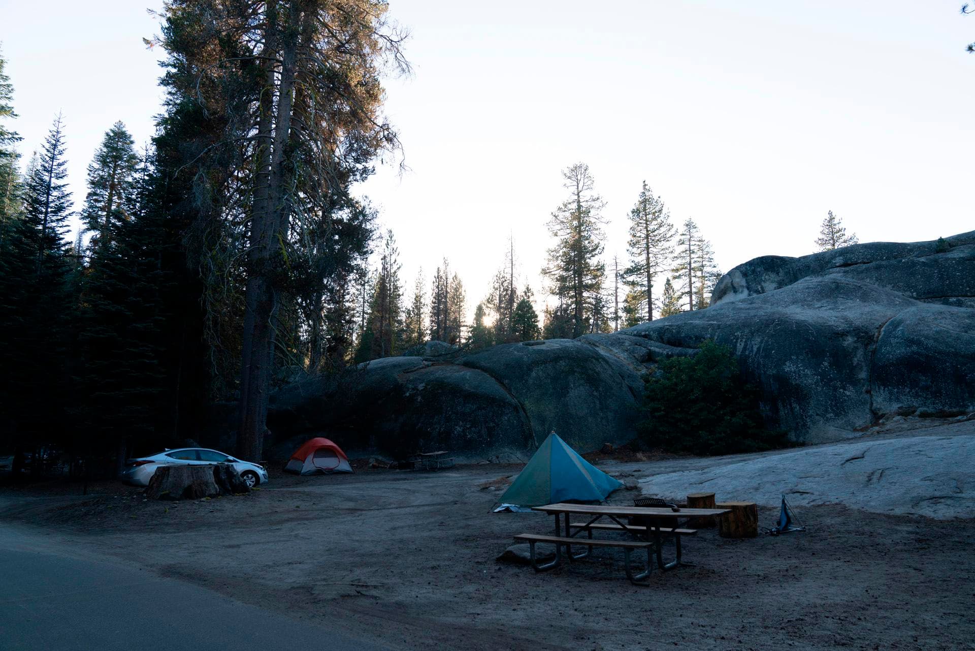 Tamarack Flat Campground in California