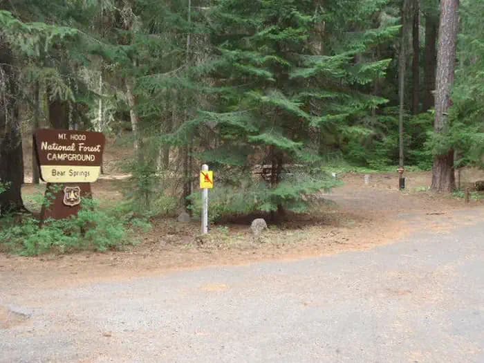 Bear Springs Campground campground in Oregon