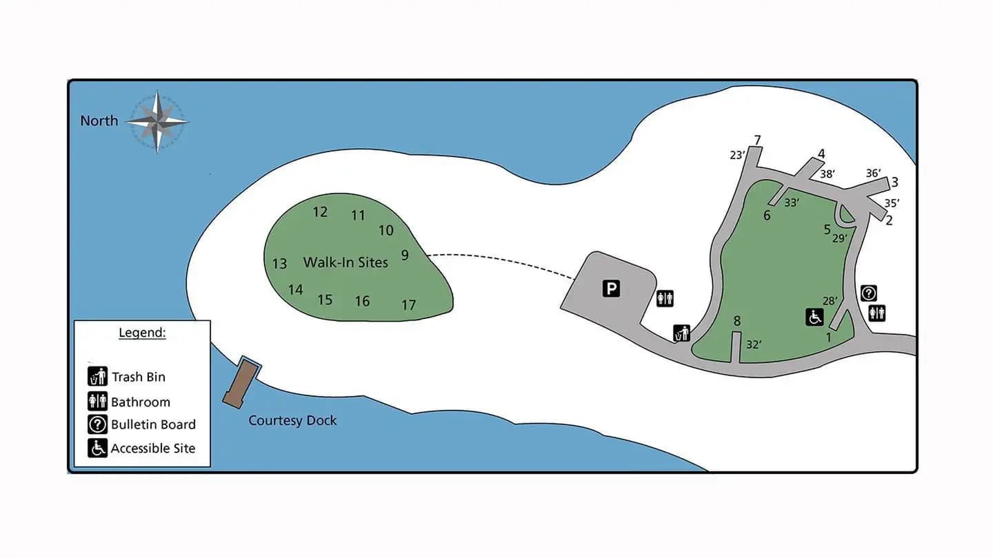Kamloops Island Campground campground in Washington