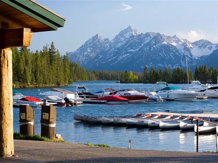 Colter Bay Marina End Ties campground