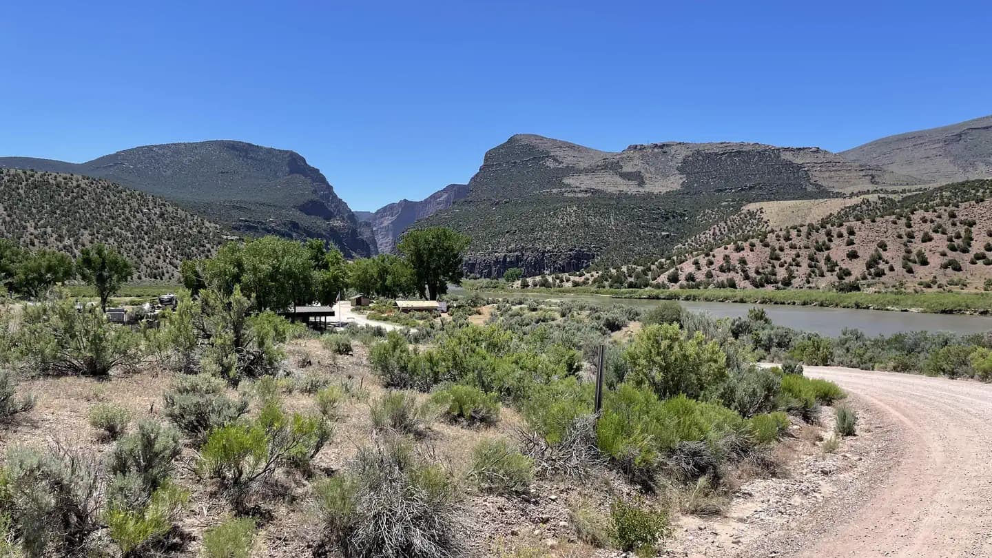 Gates of Lodore Campground in Colorado
