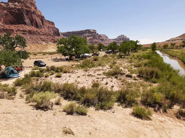 San Rafael Swinging Bridge Campground campground in Utah