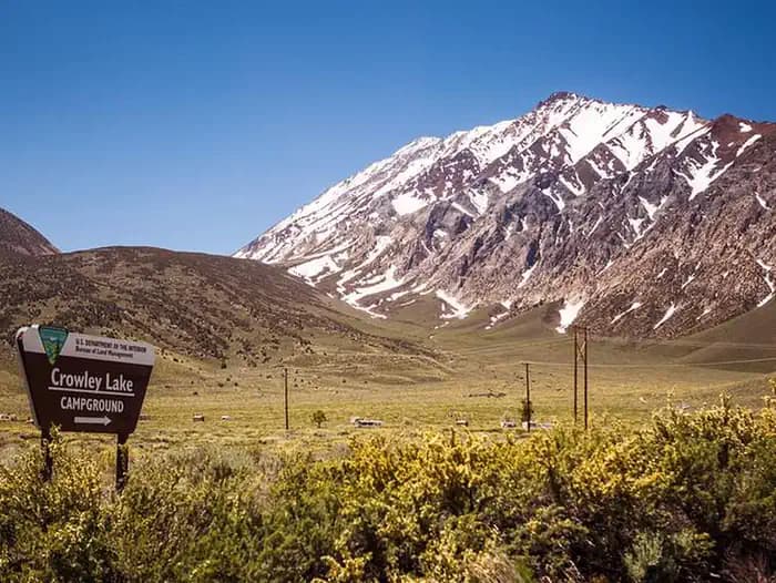 Crowley Lake Campground in California