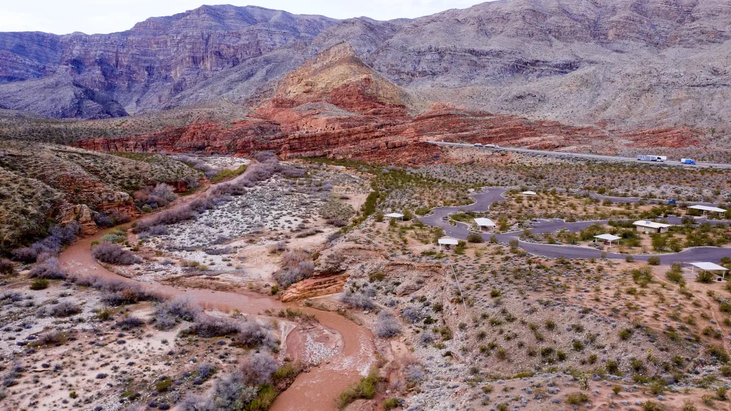 Virgin River Canyon Recreation Area in Arizona