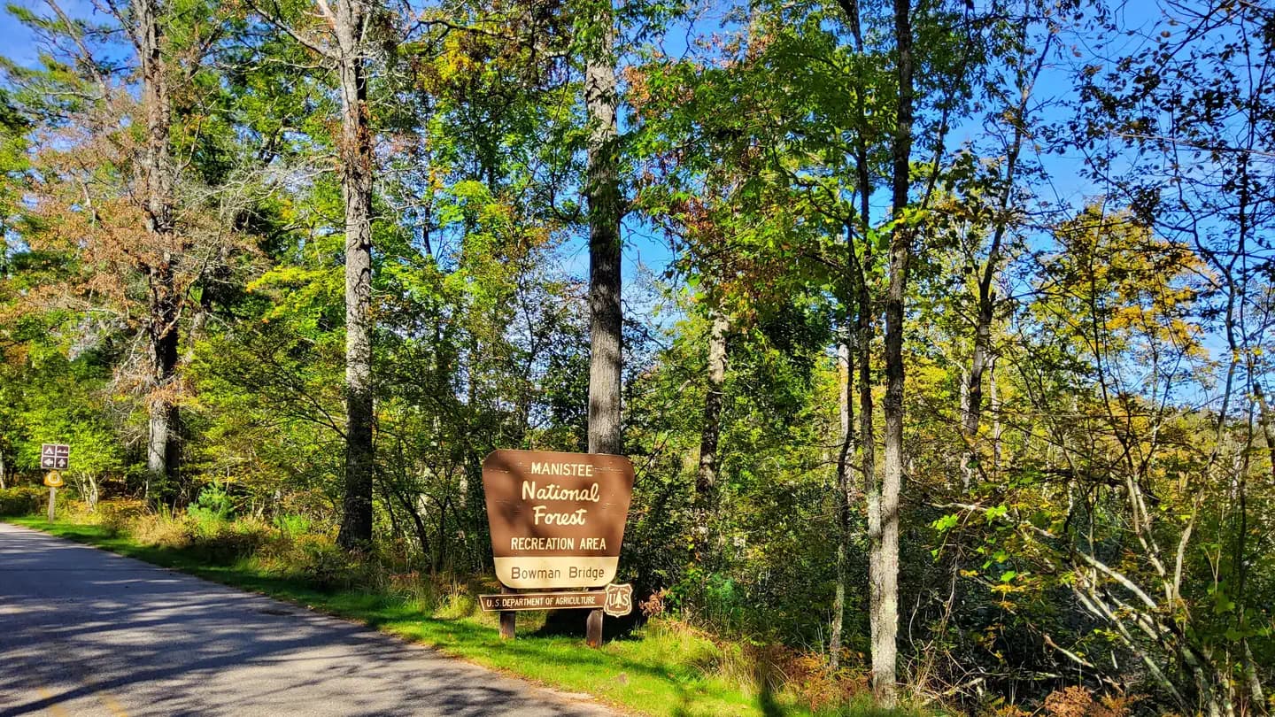Bowman Bridge Campground in Michigan
