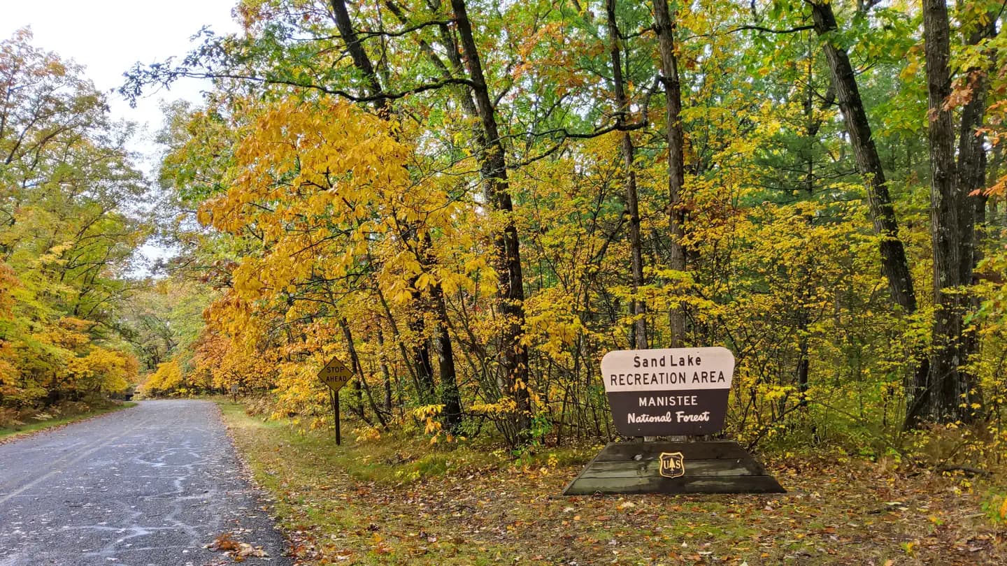 Sand Lake Campground in Michigan