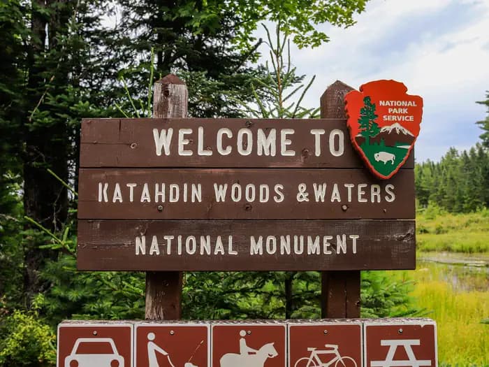 Katahdin Woods & Waters National Monument Camping campground