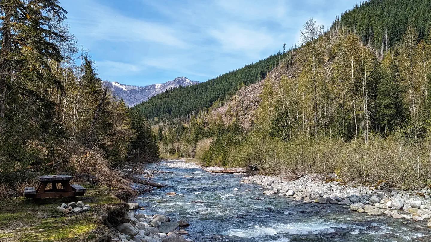 Miller River Group Camp campground in Washington