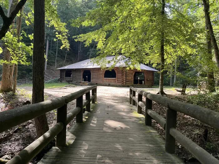 Cave Mountain Lake Group Picnic Shelter in Virginia