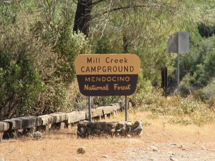 Mill Creek - Mendocino National Forest campground