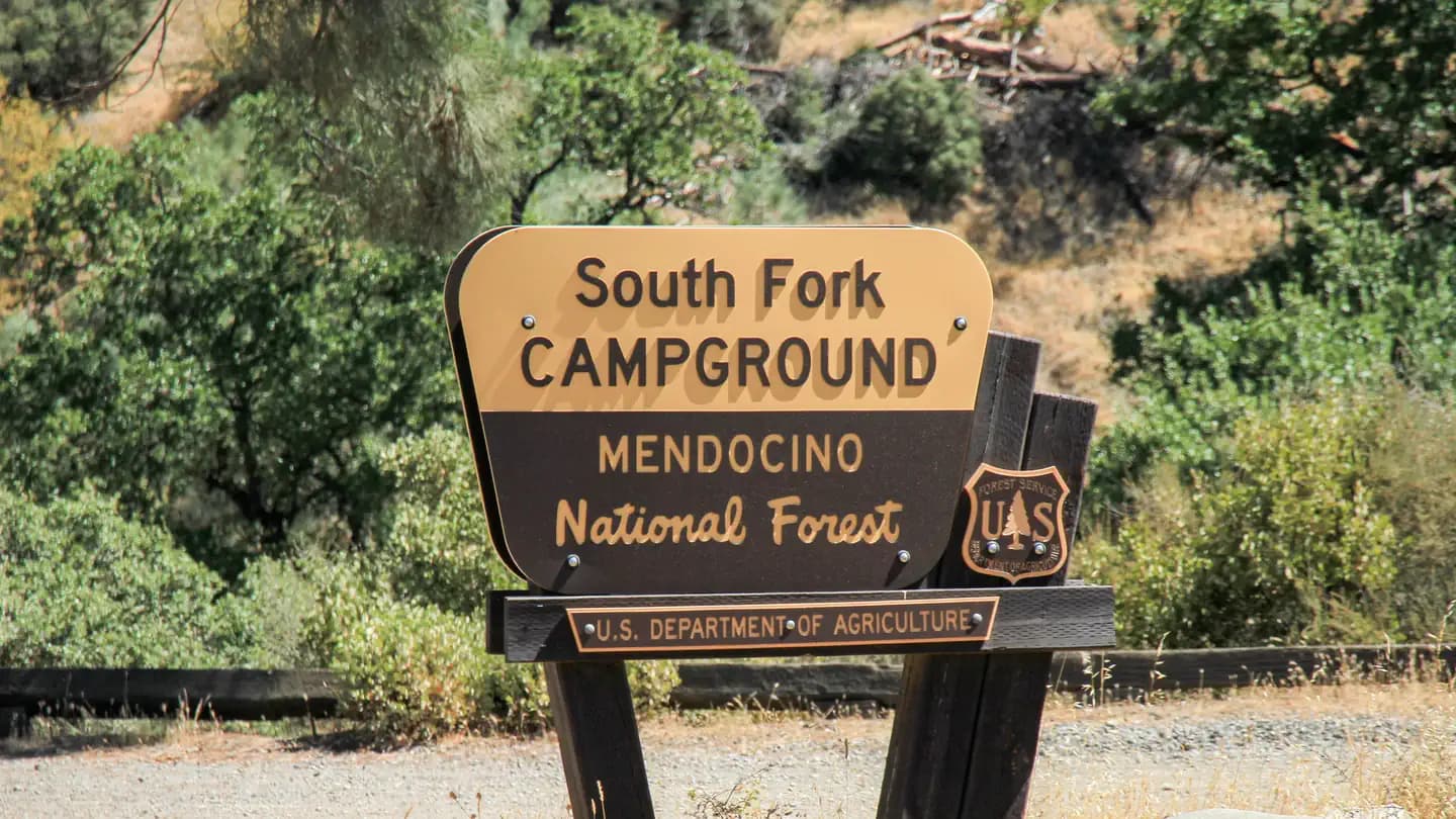 South Fork Campground - Mendocino National Forest in California