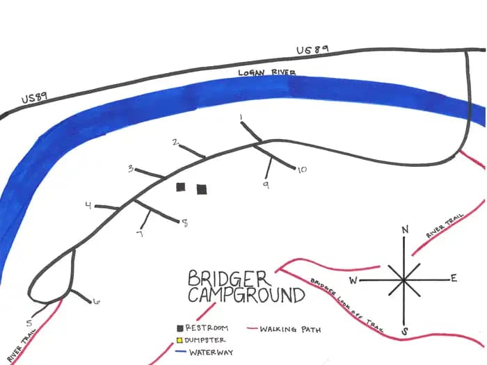 Bridger Campground in Utah