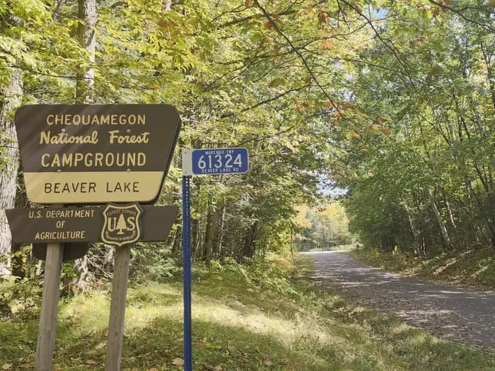 Beaver Lake (Chequamegon-Nicolet NF, WI) campground