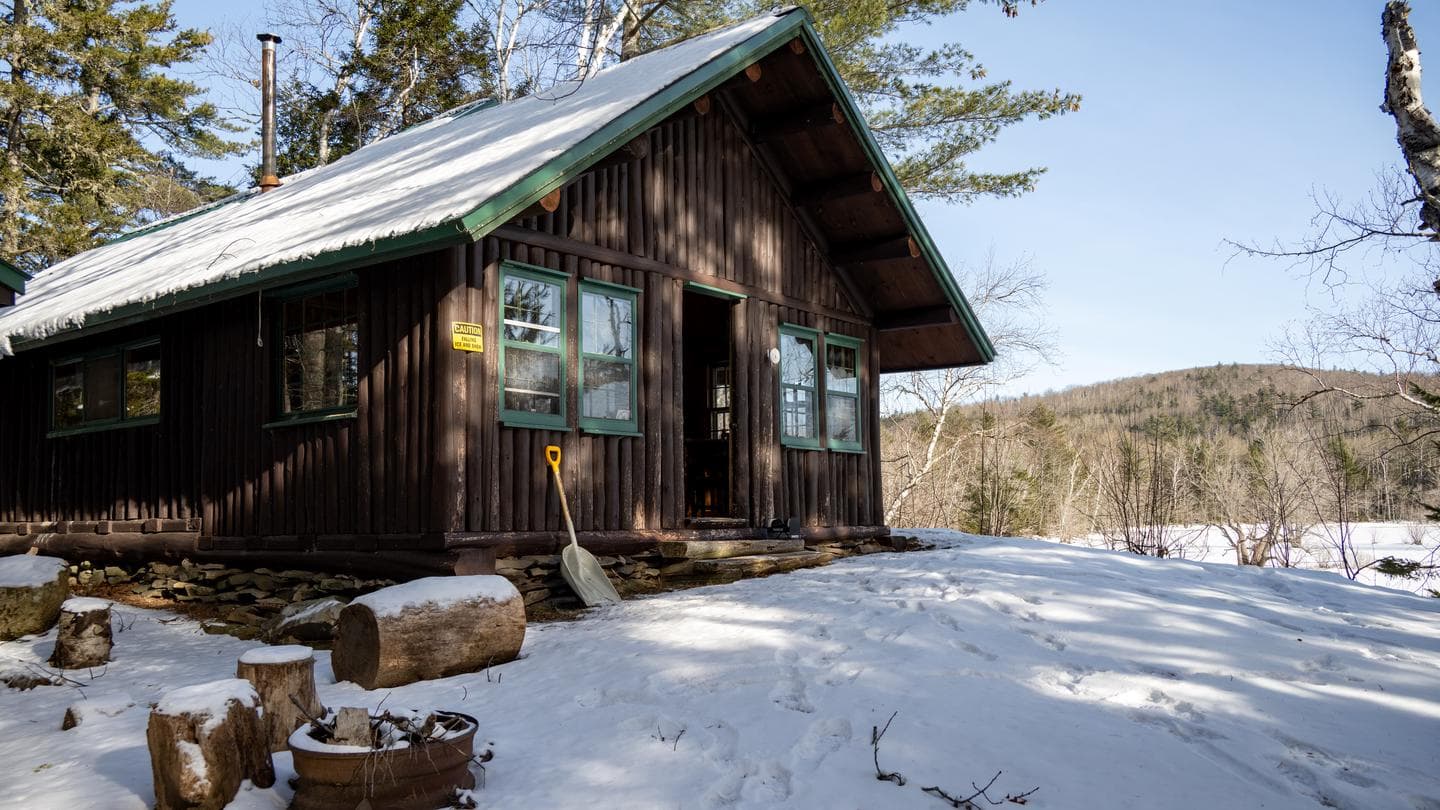 Katahdin Woods and Waters National Monument Huts campground