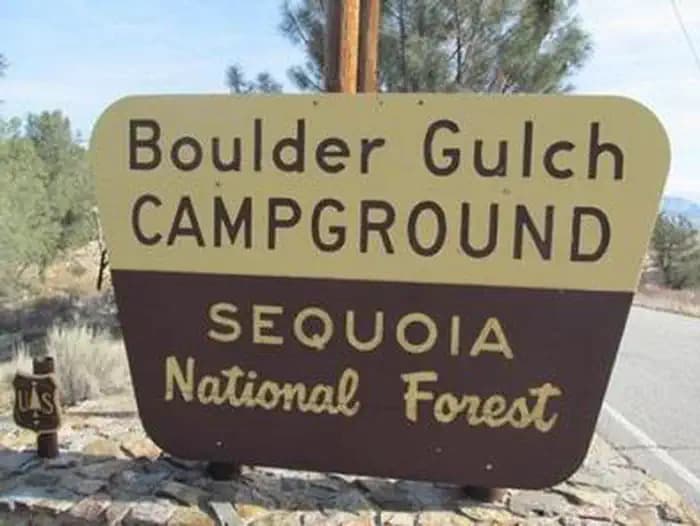 Boulder Gulch Campground in California