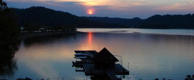 Edgar Evins State Park Campground in Tennessee