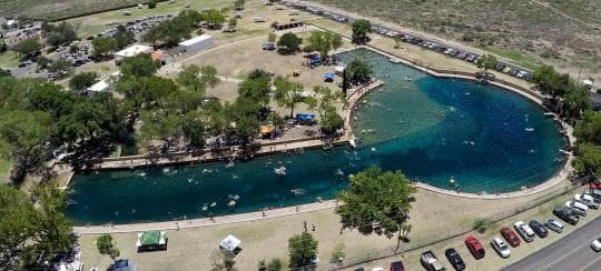 Balmorhea State Park campground