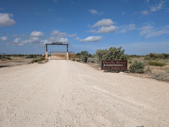Devils River State Natural Area - Dan Allen Hughes Unit campground