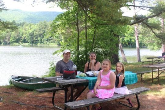 Lake Shaftsbury State Park campground