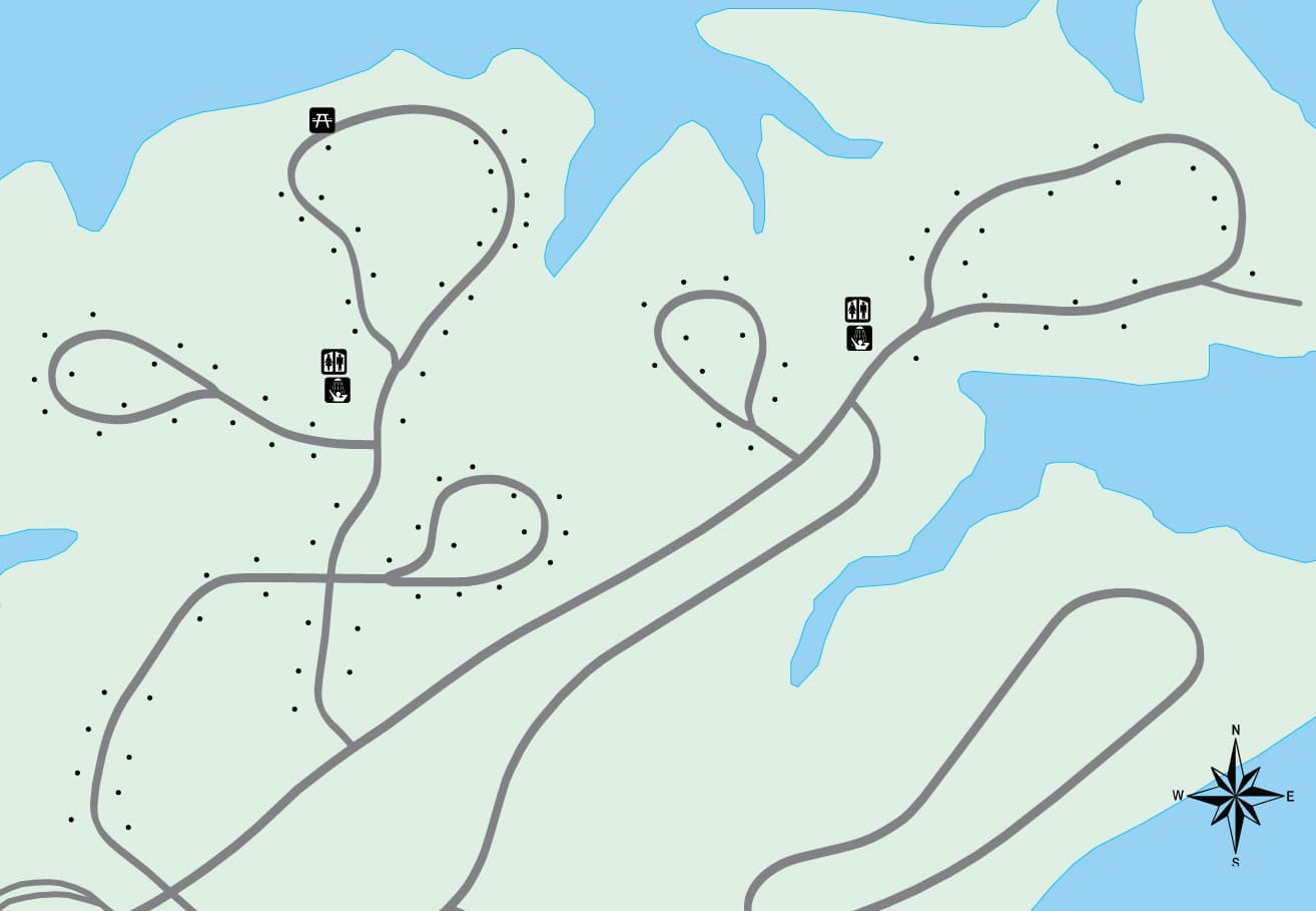 West Branch State Park West Branch Campground Sites 98-198 campground